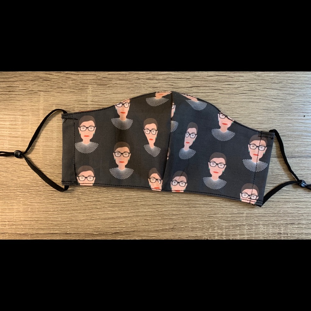 Fitted RBG mask with filter pocket and nose wire